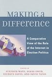 View Book 'Making a Difference: A Comparative View of the Role of the Internet in Election Politics (Lexington Studies in Political Communication)'
