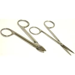 2 Crown Scissor Cutting Tools Cut Wire Solder Cutters