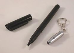 Invisible Ink Marking Pen w/ LED UV Light, Sharpie Type Marker & Flashlight