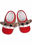 Sock Monkey Knit Footie Slipper Socks - CLOSEOUT