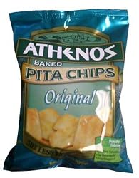 Athenos Pita Chips, Original, 9-Ounces (Pack of 12)