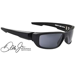 Spy Dirty Mo Sunglasses - Spy Optic Steady Series Polarized Sports Eyewear - Matte Black/Grey