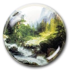 In the Teton Range - Crystal Dome Paperweight