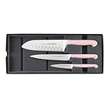 Mundial 5100 Series Pink 3-Piece Hollow Edge Knife Starter Set
