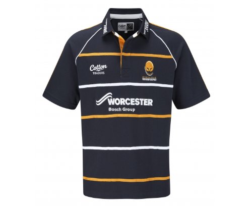 Worcester Warriors 2011/12 Home Rugby Replica Rugby Shirt Navy/Gold - size L Worcester Warriors 2011/12 Home Rugby Replica Rugby Shirt Navy/Gold - size L