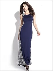 Cocktail Polyester Lace General Print Mermaid Homecoming Dress/Prom Dress/Maxi Dress 