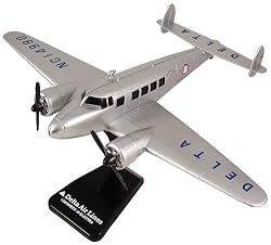 InAir E-Z Build Classic Airliner Model Kit, Delta Airlines Lockheed 10 Electra