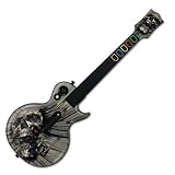 Skull Wrap Design Skin Decal Sticker for Wii and Xbox 360/ Playstation 3 PS3 Guitar Hero III Gibson Les Paul Guitar Controller