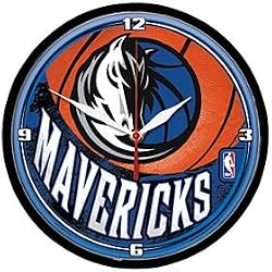 Dallas Mavericks Wall Clock - Basketball Sports Merchandise