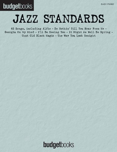 jazz standards easy piano budget books