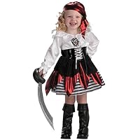 Toddler Petite Pirate Girl Costume (Size:2-4T)