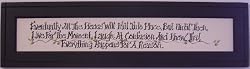 Large Framed Verse - Eventually