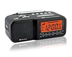 Nanny Cam, Midland Very Small Low Profile Am/fm Clock Radio with Weather Band Alert Nanny Cam (Black N White Camera)