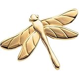 14K Yellow Gold Dragonfly Brooch