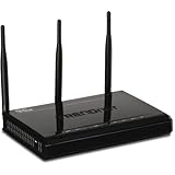 TRENDnet 450 Mbps Wireless N Gigabit Router TEW-691GR (Piano Black)