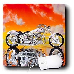 Mouse Pad Picturing Picturing Harley-Davidson Motorcycle