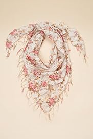 Older Girls Cotton Rich Floral Scarf