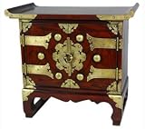 Best Simple Gift Ideas for Her - 19" Japanese Jewel Chest Jewelry Box w/ Brass Strap Hinges