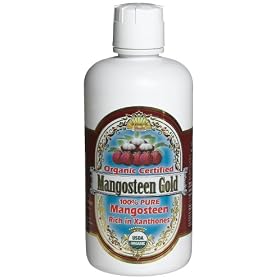 Dynamic Health Mangosteen Gold- 100% Pure Organic Certified Mangosteen Juice, 32-Ounce Bottle