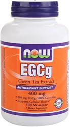 NOW Foods EGCg, Green Tea Extract,  400mg, 180 Vcaps