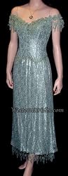 Venice Lace 2-Piece Corset Set in Sage