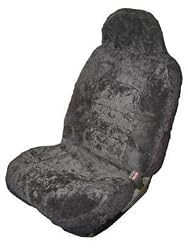 Gray Universal Fit Eurow Sheepskin Seat Cover, Premium Pelt