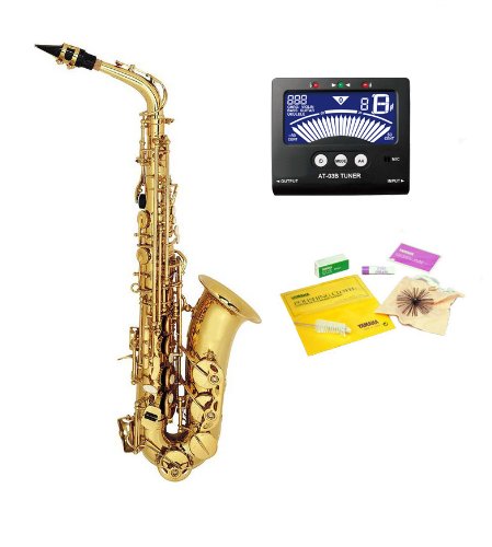 Sale Selmer Prelude AS711 Student Alto Saxophone w/ Bonus Instrument Store Starter Kit with Tuner