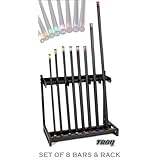 Set of 8 Troy Body Weight Bars Plus Rack GTB-SET, GTBR-2