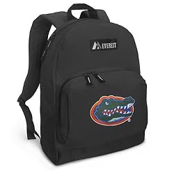 Florida Gators Backpack Black University of Florida for Travel or School Bags - BEST QUALITY Unique Gifts For Boys, Girls, Adults, College Students, Men or Ladies