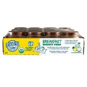 Earth's Best Wholesome Breakfast Variety Pack, 4.5-Ounce (Pack of 12)