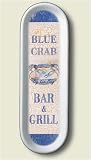 Blue Crab Bar and Grill Decorative Ceramic Spoon Rest by Highland Graphics