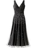 Dropwaist mesh swing dress