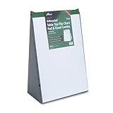 Ampad Evidence Tabletop Easel-Back Flip Chart, 20 White 20 x 28 Inch Sheets (24-022)
