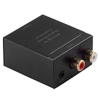 OKEBA Analog Stereo 3.5mm Jack To Digital Optical S/PDIF Coaxial Audio Converter