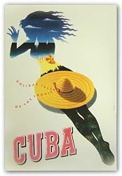 Cuba, Holiday Isle of the Tropics by Julius Seyler 33"x23.5" Art Print Poster