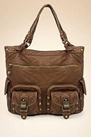 Limited Collection Stud Buckle Slouch Bag