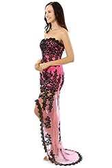 Lace Applique Evening Dress/Prom Dress 
