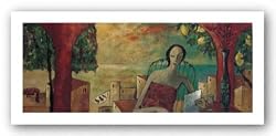 Interior Rojo by Didier Lourenco 39.375"x15.75" Art Print Poster