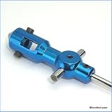 Inner Shaft w/Alum Main Rotor Hub, Blue:BCX,CX3