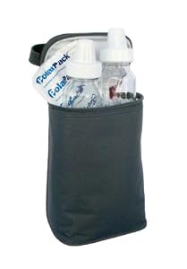 JL Childress Tall TwoCOOL 2 Bottle Cooler, Black