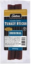 Shelton's Turkey Sticks, Original, 2-Ounce Bags (Pack of 12)