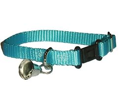 Sandia Pet Products Turquoise Ferret Collar with Bell - adjustable 4 to 8 inches