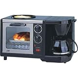 Sunpentown BM-1107 Stainless-Steel 3-in-1 Breakfast Maker