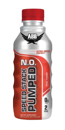 American Body Building (ABB) Speed Stack Pumped NO Fruit Punch 20 x 22 Oz