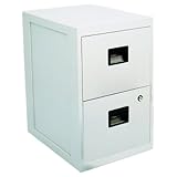 SentrySafe 6000 17-1/4 by 23-1/4 by 28 inch Fire-Safe 2-Drawer Insulated Vertical File, Light Gray