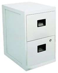 SentrySafe 6000 17-1/4 by 23-1/4 by 28-Inch Fire-Safe 2-Drawer Insulated Vertical File, Light Gray