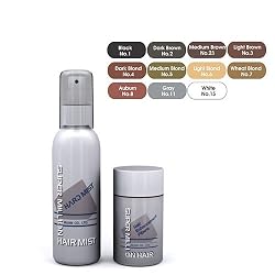 Super Million Hair Enhancement Travel Set - 10g Hair Building Fibres + 60ml Mist