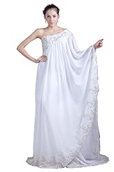 Modest Sequined Chiffon Evening Dress/Bridesmaid Dress/Mother-of-the-Bride Dress 