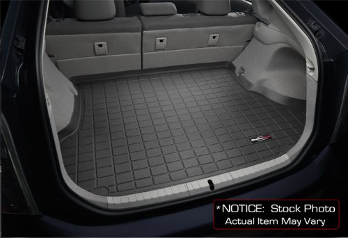 img View detail 2007-2011 Toyota Camry Sedan Hybrid WeatherTech Black Cargo Liners All Weather from amazon.com