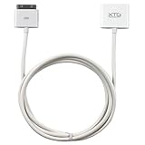 iPhone / iPod 30-Pin Charge and Audio Extension Cable Ideal for Cars and Docks - Easily Change Songs, Multitask, and More While Your iPhone or iPod is Plugged Into Your iHome, Logitech, Bose, or Other Speaker Docking System - 4 Feet Long
